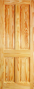 Internal door, Colonial 4 Panel - Clear Pine Veneered, interior door