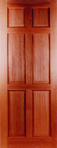 Colonial 6 Panel - Hardwood Veneered, internal door