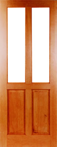 Colonial Top Light, Hardwood Veneered, glazed internal door