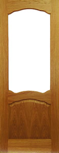 Adriatic - Oak Veneered Prefinished Flat Bead, internal door