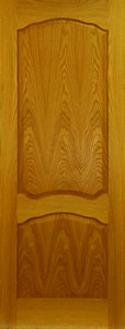 Louis - Oak Veneered Prefinished Flat Bead, internal door