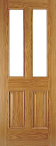 Internal door, Barcelona - Oak Veneered Raised Bead, glazed interior door