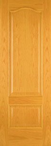 Seville RLV - Oak Veneered Prefinished, internal door